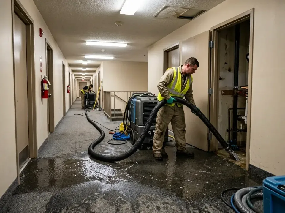 multi-unit-apartment-hallway-f-005 — frequently asked questions, Emergency Burst Pipe Water Extraction & Removal in Gilbert,…